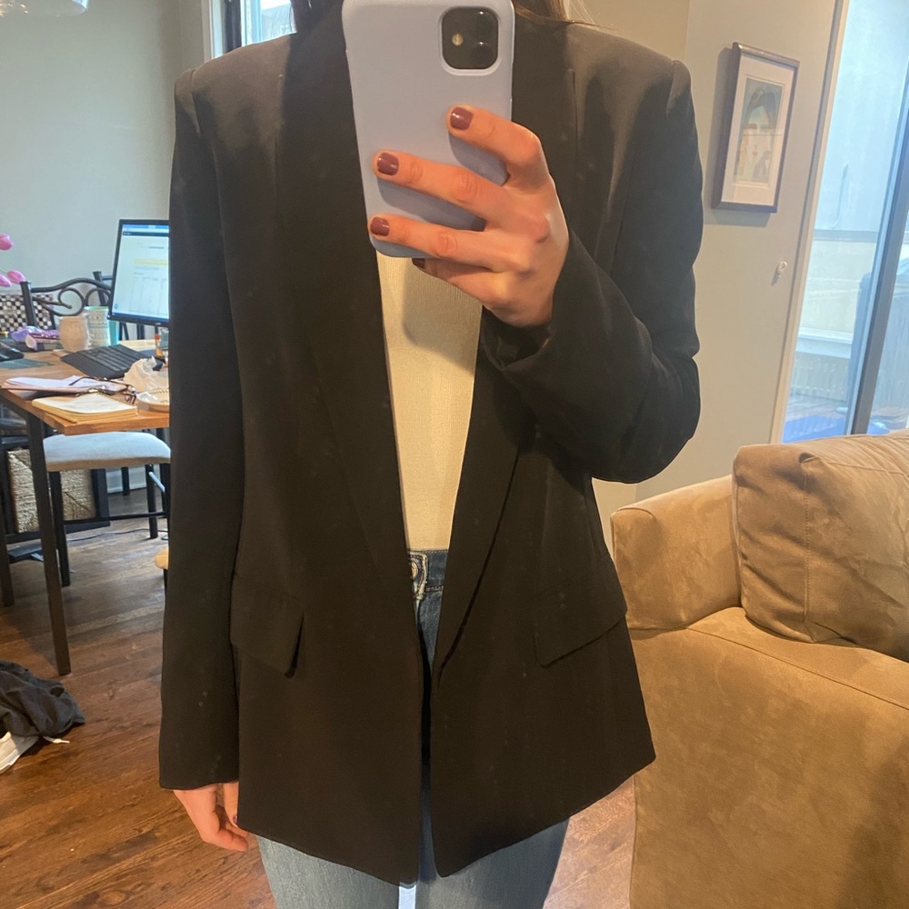 H&M black blazer size 6